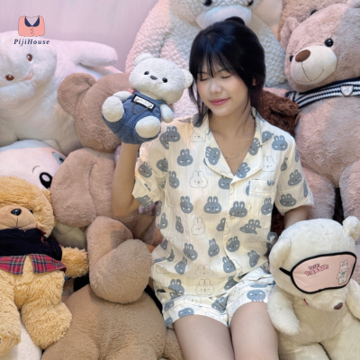 pijama cộc mặc hội nhóm