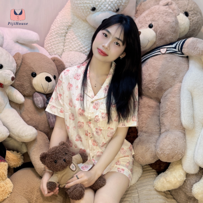 pijama cộc mặc hội nhóm