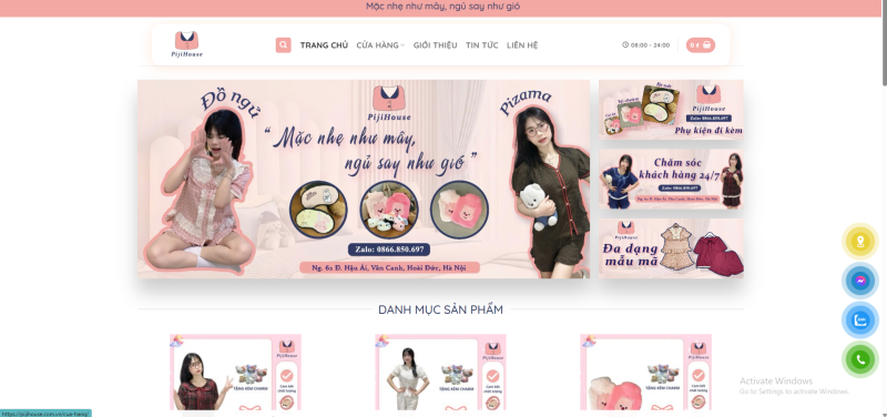 bộ đồ mặc nhà mùa hè vải lụa
