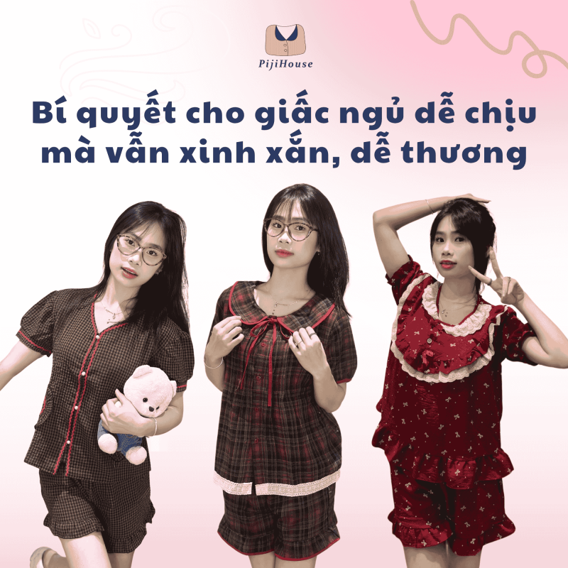 Đồ ngủ pijama ngắn cute
