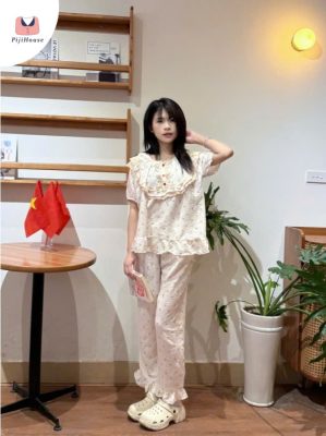 Bộ đồ bầu mặc ở nhà mùa hè