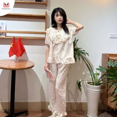 các kiểu áo cổ tròn nữ đẹp