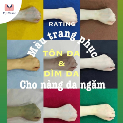 những màu áo tôn da ngăm